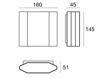 SKIN_WL - LED die cast aluminium outdoor wall lamp by Linea Light Group - view 3